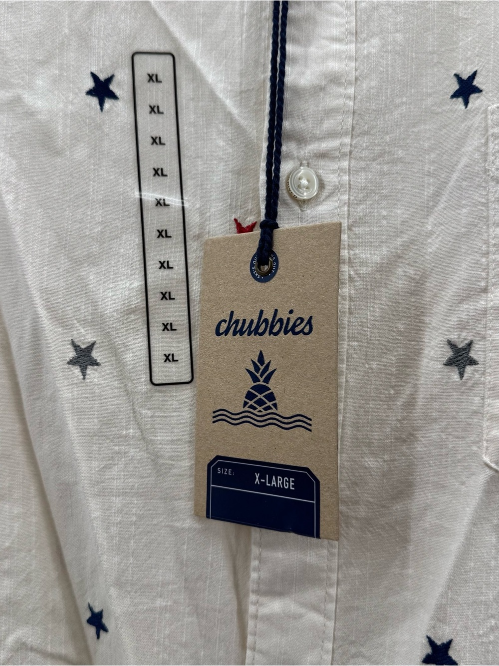 NWT Chubbies Men's The All Stars No Stripes (Resort Weave
Friday Shirt) Sz XL - Picture 5 of 10